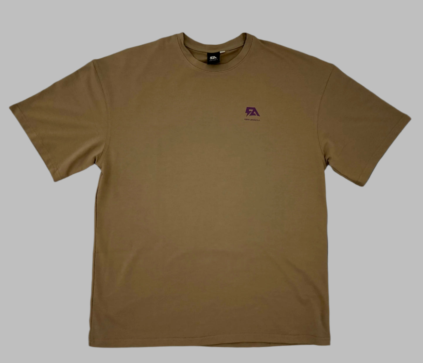 GYM SKULL OVERSIZED TEE (COFFEE BROWN)