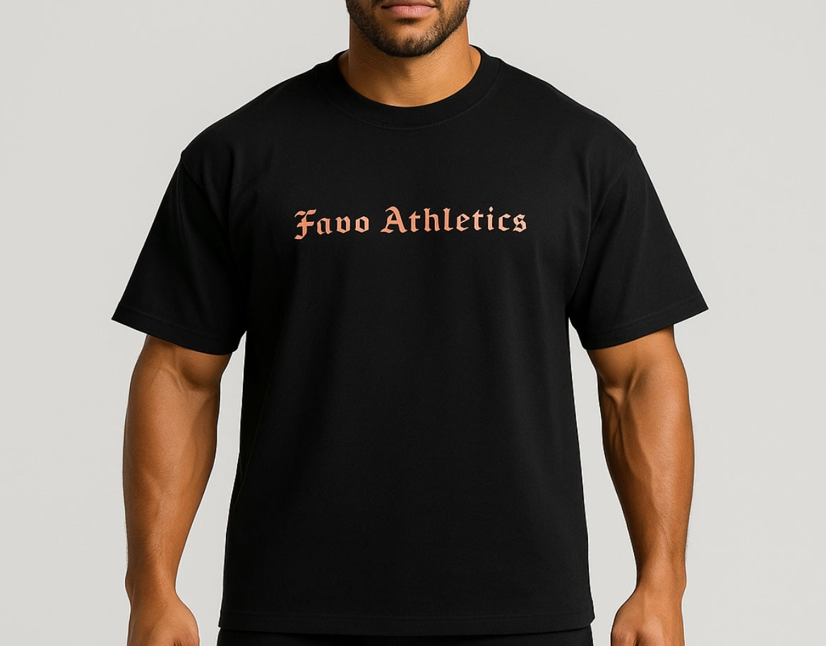 FAVO ATHLETICS OVERSIZED TEE (BLACK)