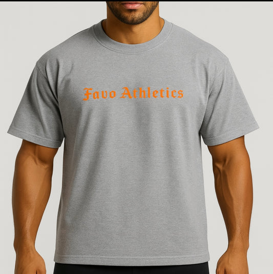 FAVO ATHLETICS OVERSIZED TEE (GREY)