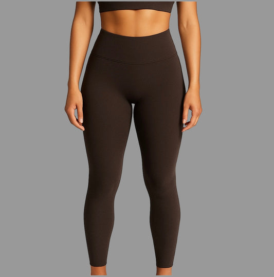 Favo Seamless High-Waist Leggings (No Front Seam)